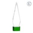 Springfield VividPrint™ Award on Paragon Base - Green | https://www.bestnamebadges.com