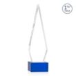 Springfield VividPrint™ Award on Hancock Base - Blue | https://www.bestnamebadges.com