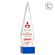 Springfield VividPrint™ Award on Hancock Base - Blue | https://www.bestnamebadges.com