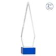 Springfield VividPrint™ Award on Hancock Base - Blue | https://www.bestnamebadges.com