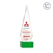 Springfield VividPrint™ Award on Hancock Base - Green | https://www.bestnamebadges.com