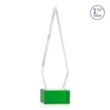 Springfield VividPrint™ Award on Hancock Base - Green | https://www.bestnamebadges.com