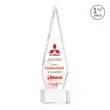 Springfield VividPrint™ Award on Hancock Base - Clear | https://www.bestnamebadges.com