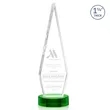 Springfield Award on Stanrich Base - Green | https://www.bestnamebadges.com