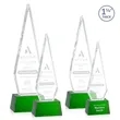 Springfield Award on Robson Base - Green | https://www.bestnamebadges.com