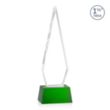 Springfield Award on Robson Base - Green | https://www.bestnamebadges.com