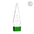 Springfield Award on Paragon Base - Green | https://www.bestnamebadges.com