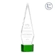 Springfield Award on Paragon Base - Green | https://www.bestnamebadges.com