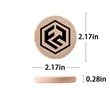 Round Facial Lady Beauty Makeup Foundation Powder Puff | https://www.bestnamebadges.com