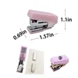Mini Office Desktop  Ergonomic Stapler | https://www.bestnamebadges.com