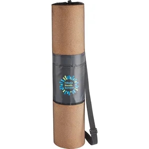 Wellable™ Cork Yoga Mat (6mm) | https://www.bestnamebadges.com
