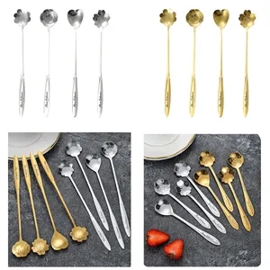 Stainless Steel Sakura Coffee/Dessert Spoon