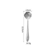 Stainless Steel Sakura Coffee/Dessert Spoon | https://www.bestnamebadges.com