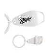 Surf Metal Keychains with Bottle Opener with 1-Color | https://www.bestnamebadges.com