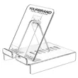 Clear Acrylic Adjustable Cell Phone Tablet Stand | https://www.bestnamebadges.com