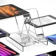 Clear Acrylic Adjustable Cell Phone Tablet Stand | https://www.bestnamebadges.com