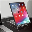 Clear Acrylic Adjustable Cell Phone Tablet Stand | https://www.bestnamebadges.com
