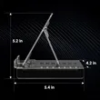 Clear Acrylic Adjustable Cell Phone Tablet Stand | https://www.bestnamebadges.com