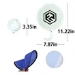 Round Handheld Foldable Cooling Fans for Outdoor Events | https://www.bestnamebadges.com