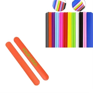 Custom Multicolor Silicone Slap Bracelets