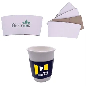 Custom Disposable Paper Coffee Cup Sleeves