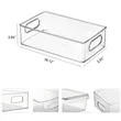 Custom Clear Storage Containers with Handle | https://www.bestnamebadges.com