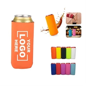 Collapsible Econo 12 oz. Slim Foam Can Cooler