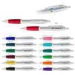 Curvaceous Silver Matte Gel Pen | https://www.bestnamebadges.com