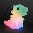 Light Up Dinosaur Necklace, Color Change LED | https://www.bestnamebadges.com