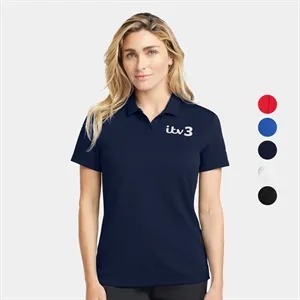 Nike Ladies Dry Essential Solid Polo | https://www.bestnamebadges.com