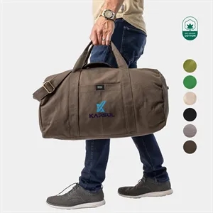 TERRA THREAD® Eco 56L Duffel Bag Sustainable GOTS Fair Trade | https://www.bestnamebadges.com