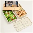 Stackable Bento Box With Phone Stand | https://www.bestnamebadges.com