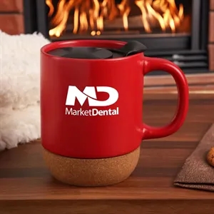 12 oz. Ceramic Mug with Cork Base