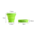 Silicone Folding Drinking Cups | https://www.bestnamebadges.com