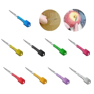 Multi-Functional Folding Key Knife for Outdoor Use