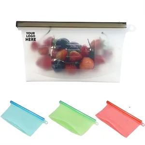 16.9oz Reusable Food Storage Bag for Freezer Stand Up