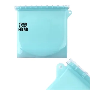 42oz Silicone Food Storage Bag Stand Up Freezer Container
