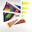 Personalized Custom Felt Pennant Flag Banner | https://www.bestnamebadges.com