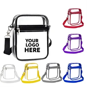 PVC Clear Crossbody Purse Bag Stadium Approved for Concert