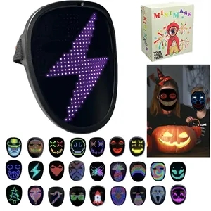 Rechargeable LED Light Up Mask with Gesture Sensing for Kids