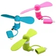 Mini USB Portable Cell Phone Fan | https://www.bestnamebadges.com
