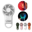 Rechargeable Handheld Fan With Carabiner | https://www.bestnamebadges.com