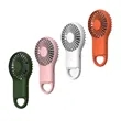 Rechargeable Handheld Fan With Carabiner | https://www.bestnamebadges.com