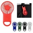 Rechargeable Handheld Fan With Carabiner | https://www.bestnamebadges.com