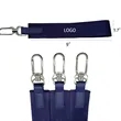 Jacquard Hanging Buckle Keychain | https://www.bestnamebadges.com