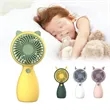 Cartoon Handheld Fan | https://www.bestnamebadges.com