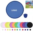 Fold Up Flying Disc with  Pouch | https://www.bestnamebadges.com