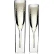 Creative Layered Champagne Goblet Double Glass Cups Bar | https://www.bestnamebadges.com