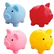 Lovely PVC Piggy Bank | https://www.bestnamebadges.com