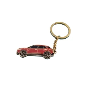 Rotatable Alloy Car Keychain Stylish Automotive Accessories